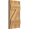 Ekena Millwork Joined Board-n-Batten Shutters w/Z-Bar, Rough Sawn Western Red Cedar, 10 3/4W x 19H, PR RBJ06Z11X019RWR - alternate 2